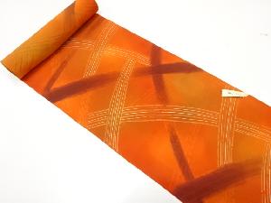 アンティーク　変わり芝草模様　羽尺反物